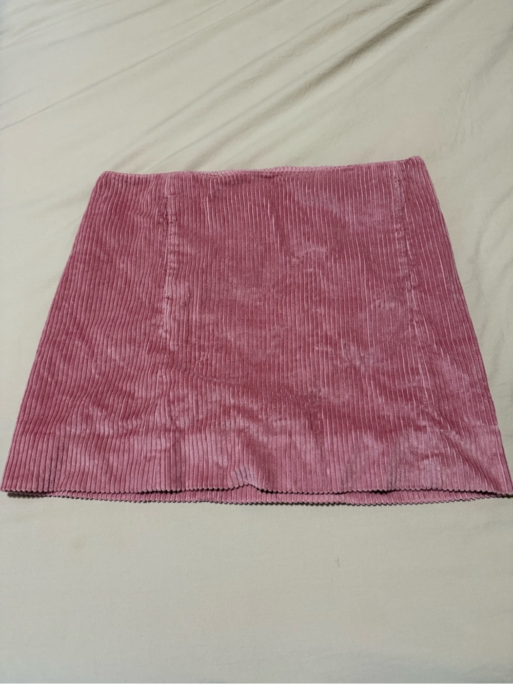 COS Pink Corduroy Mini Skirt